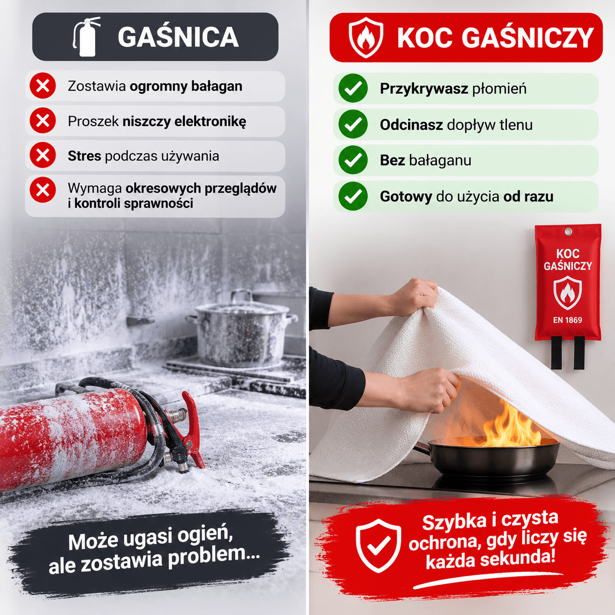 Dlaczego zwykła gaśnica nie zawsze jest najlepszym rozwiązaniem?