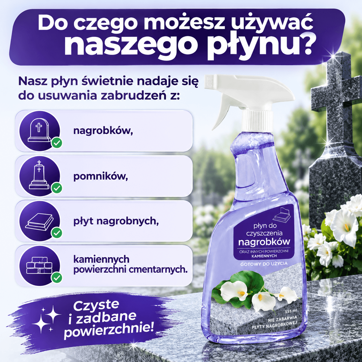 Do czego możesz używać naszego płynu?
