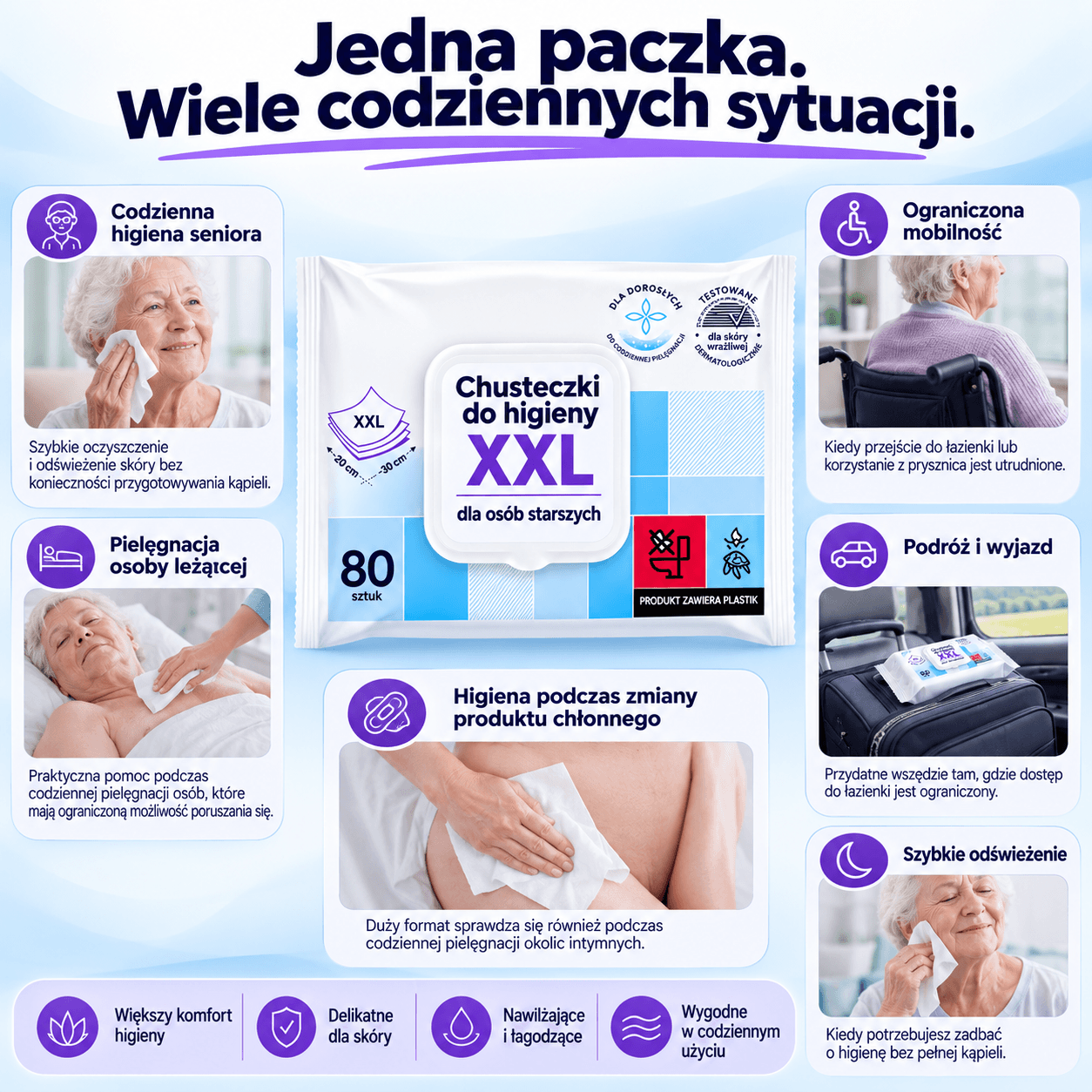 Jedna paczka. Wiele codziennych sytuacji.