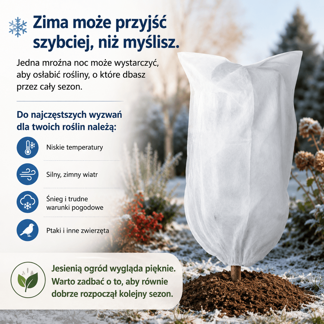 Zima może przyjść szybciej, niż myślisz.