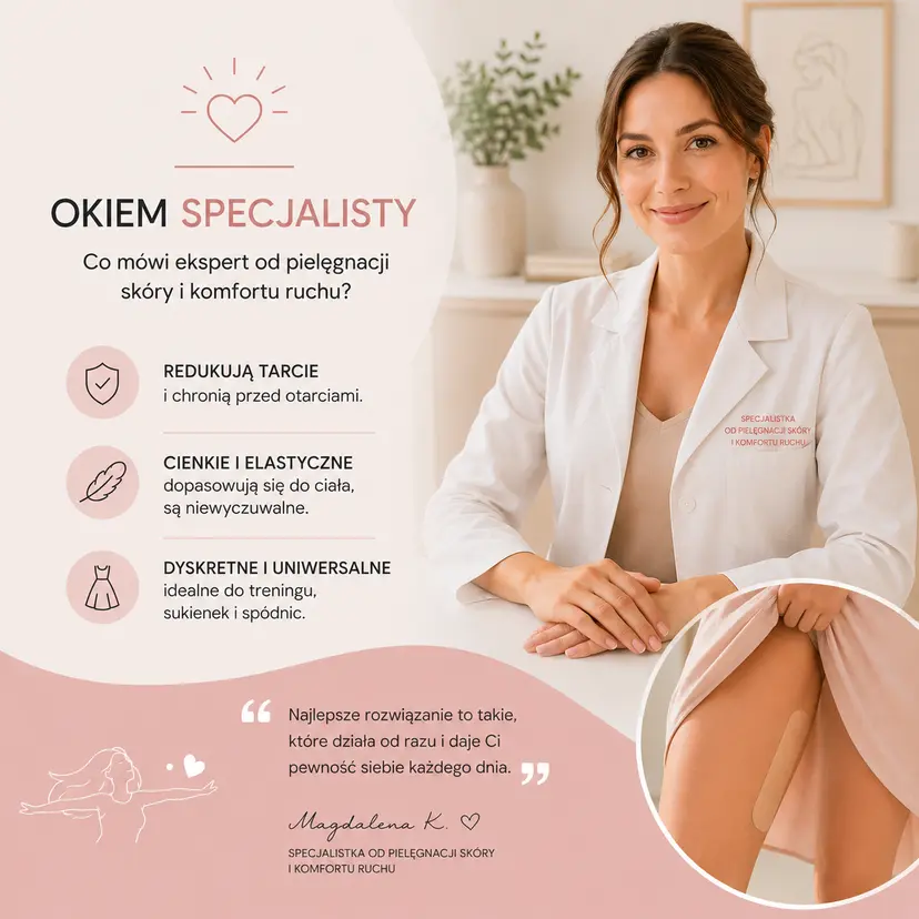Taśma na otarcia ud – zapomnij o bólu. 100% ochrony!