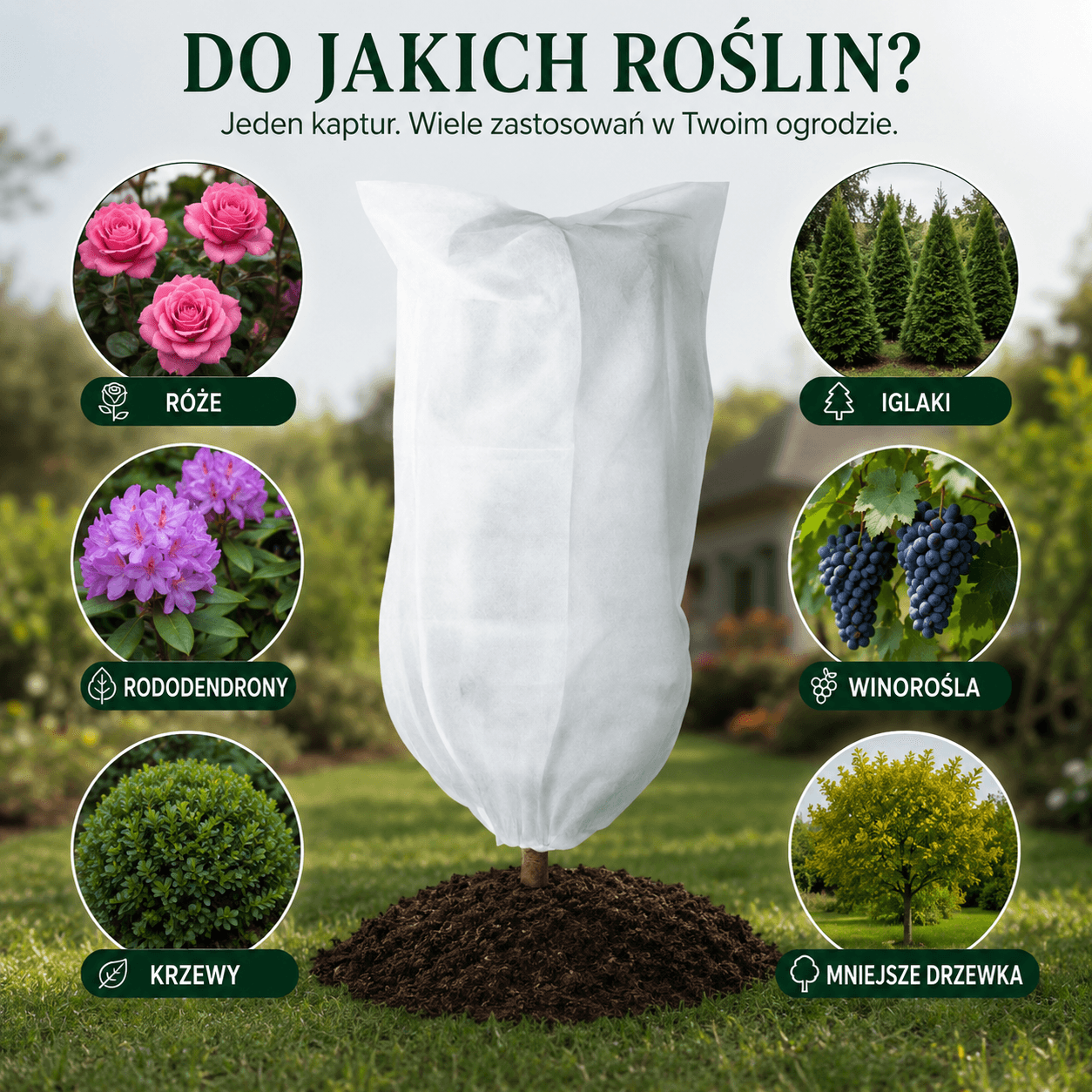 Kaptur jesienno-zimowy dla roślin - ochroń swoje rośliny przed chłodem!