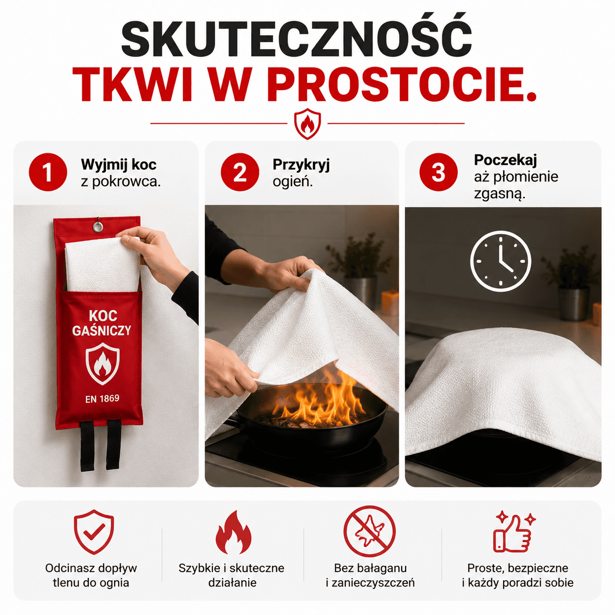 Koc Gaśniczy – Szybka Ochrona Przed Ogniem