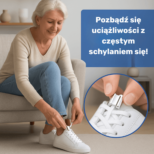 MagLace - Zamień zwykłe sznurówki na inteligentne magnetyczne klipsy.